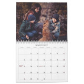 素晴らしい人生モダン12写真コラージュ カレンダー (3月 2027)