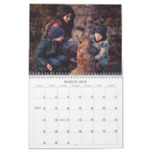 素晴らしい人生モダン12写真コラージュ カレンダー (3月 2026)