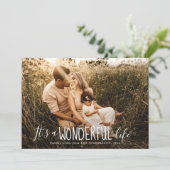 素晴らしい人生 |お洒落 |祝日の写真 シーズンカード (スタンド正面)