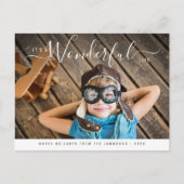 素晴らしい人生 |エレガントレタリング ポストカード (正面)