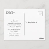 素晴らしい人生 | 出産発表 ポストカード (裏面)