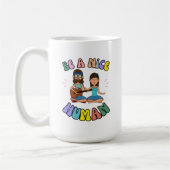 素晴らしい人間のレトロである コーヒーマグカップ (左)