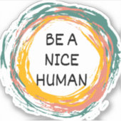 素晴らしい人間の引用文だ シール (正面)