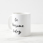 素晴らしい今日のマグがあって下さい コーヒーマグカップ (正面左)