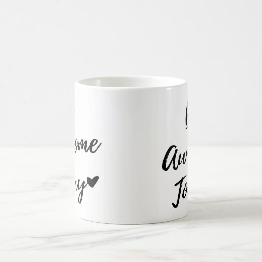 素晴らしい今日<3があって下さい コーヒーマグカップ (中央)