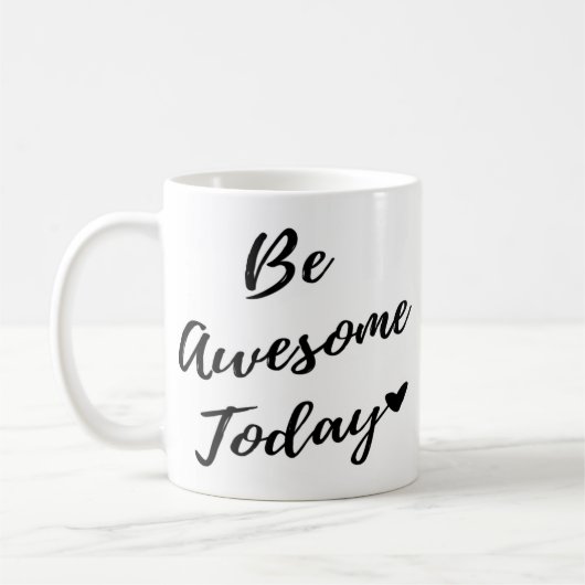 素晴らしい今日<3があって下さい コーヒーマグカップ (左)