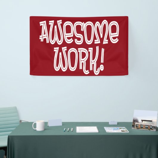 素晴らしい仕事の従業員の感謝は感謝していしています 横断幕 (トレードショー)