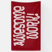 素晴らしい仕事の従業員の感謝は感謝していしています 横断幕 (縦)