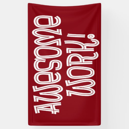 素晴らしい仕事の従業員の感謝は感謝していしています 横断幕 (縦)