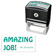 「素晴らしい仕事!」を励まそう 先生スタンプ セルフインキングスタンプ (インサイチュ)