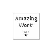 素晴らしい仕事!ゴム印 ラバースタンプ (インプリント)