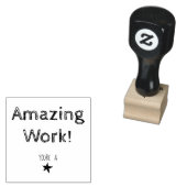 素晴らしい仕事!ゴム印 ラバースタンプ (押印)