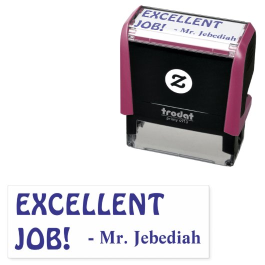 「素晴らしい仕事！」 ターターゴム印 セルフインキングスタンプ (インサイチュ)