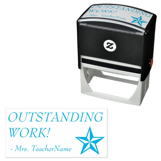 「素晴らしい仕事!」教師用スタンプ セルフインキングスタンプ (インサイチュ)