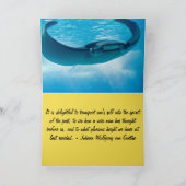 素晴らしい仕事 運命を形作る 運命の サンキューカード (内部)