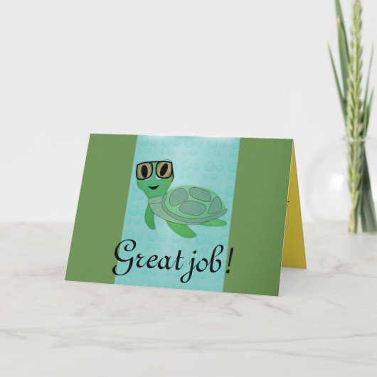 素晴らしい仕事 運命を形作る 運命の サンキューカード (正面)