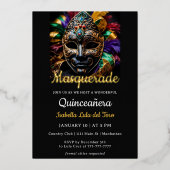 素晴らしい仮装誕生日フォイル招待状 箔招待状 (正面)