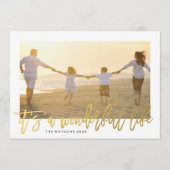 素晴らしい休日の写真カード シーズンカード (正面)