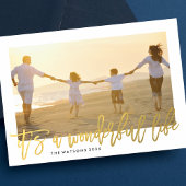 素晴らしい休日の写真カード シーズンカード