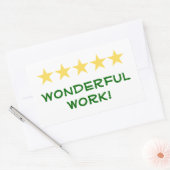 素晴らしい作品 – 先生ステッカーシリーズ(rec,basic) 長方形シール (封筒)