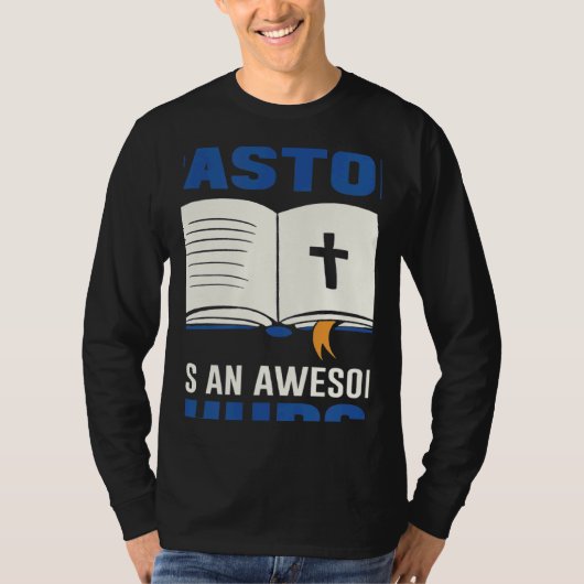 素晴らしい信徒を持つ牧師 牧師アプリ Tシャツ (正面)