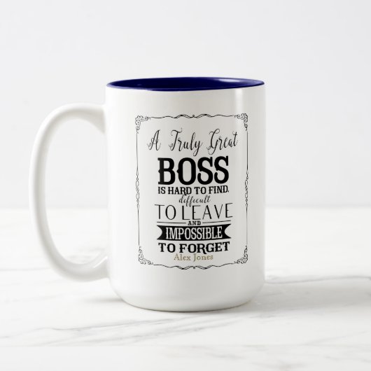 素晴らしい個人設定のメンターMug金ゴールド ツートーンマグカップ (左)