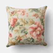 素晴らしい優しい絶妙な花離れ、花。絵を描の アウトドアクッション (裏面)