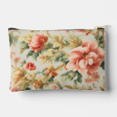 素晴らしい優しい絶妙な花離れ、花。絵を描の アクセサリーポーチ (裏面)