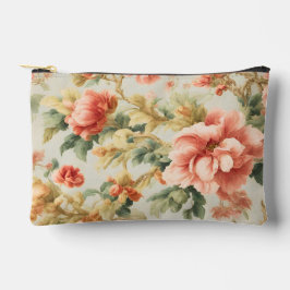 素晴らしい優しい絶妙な花離れ、花。絵を描の アクセサリーポーチ