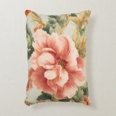 素晴らしい優しい絶妙な花離れ、花。絵を描の アクセントクッション (正面(垂直))