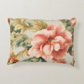 素晴らしい優しい絶妙な花離れ、花。絵を描の アクセントクッション (裏面)