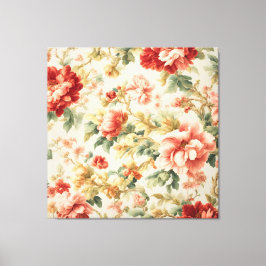 素晴らしい優しい絶妙な花離れ、花。絵を描の キャンバスプリント