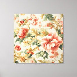 素晴らしい優しい絶妙な花離れ、花。絵を描の キャンバスプリント