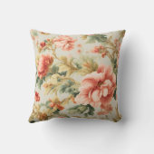 素晴らしい優しい絶妙な花離れ、花。絵を描の クッション (裏面)