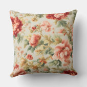 素晴らしい優しい絶妙な花離れ、花。絵を描の クッション (裏面)