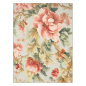 素晴らしい優しい絶妙な花離れ、花。絵を描の テーブルクロス (正面)