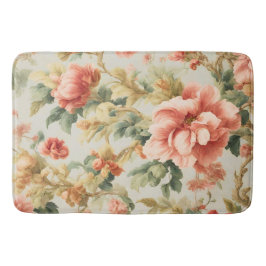 素晴らしい優しい絶妙な花離れ、花。絵を描の バスマット