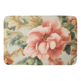 素晴らしい優しい絶妙な花離れ、花。絵を描の バスマット