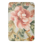 素晴らしい優しい絶妙な花離れ、花。絵を描の バスマット (正面縦)