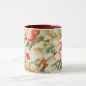 素晴らしい優しい絶妙な花離れ、花。絵を描の マグカップ (中央)