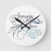 素晴らしい優美さ ラウンド壁時計 (正面)