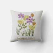 素晴らしい優雅な野草 クッション (裏面)