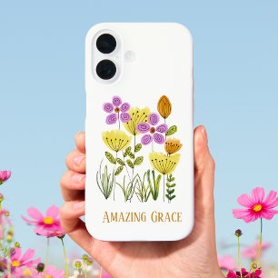 素晴らしい優雅な野草 iPhone 16ケース