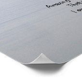 素晴らしい優雅な高揚感を持つ賛美歌Kingfisher ポスター (角)