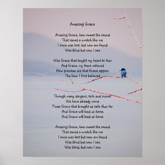 素晴らしい優雅な高揚感を持つ賛美歌Kingfisher ポスター (正面)