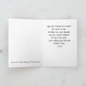 素晴らしい兄弟にとって父の日 カード (内部)