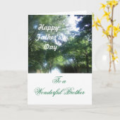 素晴らしい兄弟にとって父の日 カード (黄色い花)