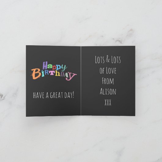 素晴らしい兄弟 カード (内部)