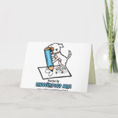 素晴らしい先生のペンと鉛筆 カスタマイズ可能 サンキューカード (裏面)