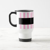 素晴らしい先生の補佐官のピンクのストライプA01 トラベルマグ (左)